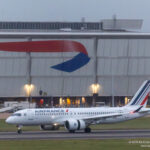 Air France Airbus A200-300 decelerating at London Heathrow - Image, Economy Class and Beyond