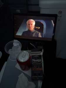 a tv screen with a man on it