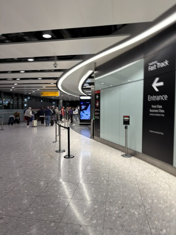 a group of people in a terminal