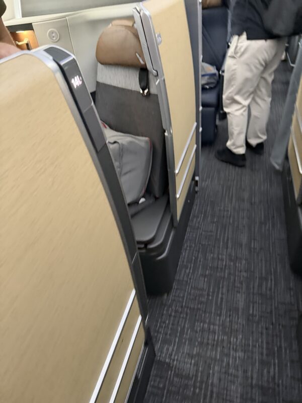 a person standing in a chair