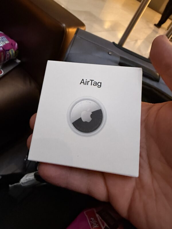 Apple Air Tag in box - Image, Economy Class and Beyond