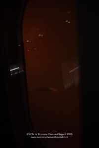 a dark room with a window