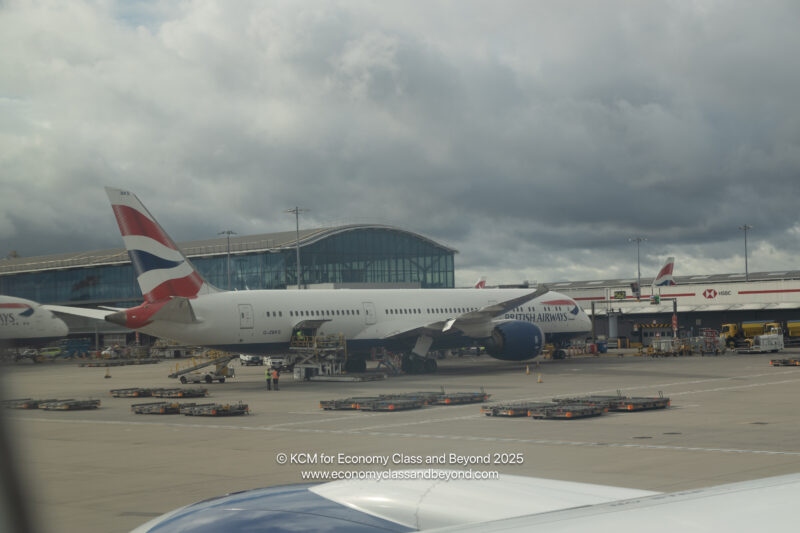 a plane at an airport