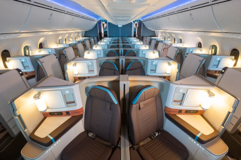 Alaska Airlines Adent Ascent Business Class seating - Image,Alaska Airlines