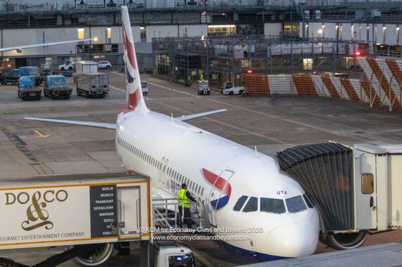 an airplane at an airport