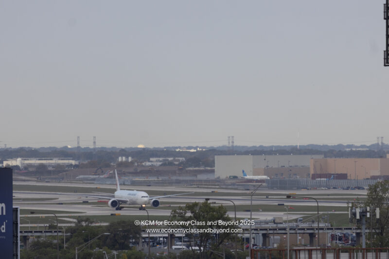 an airplane on a runway