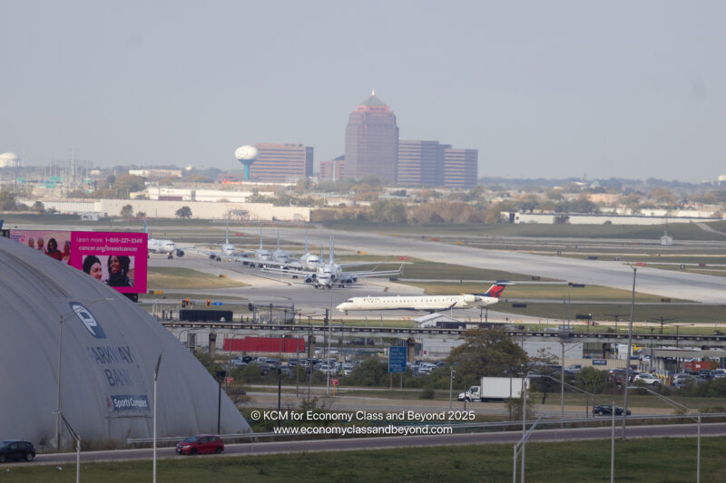airplanes on a runway