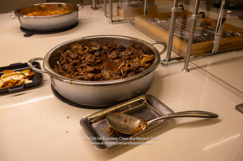a pot of food on a counter