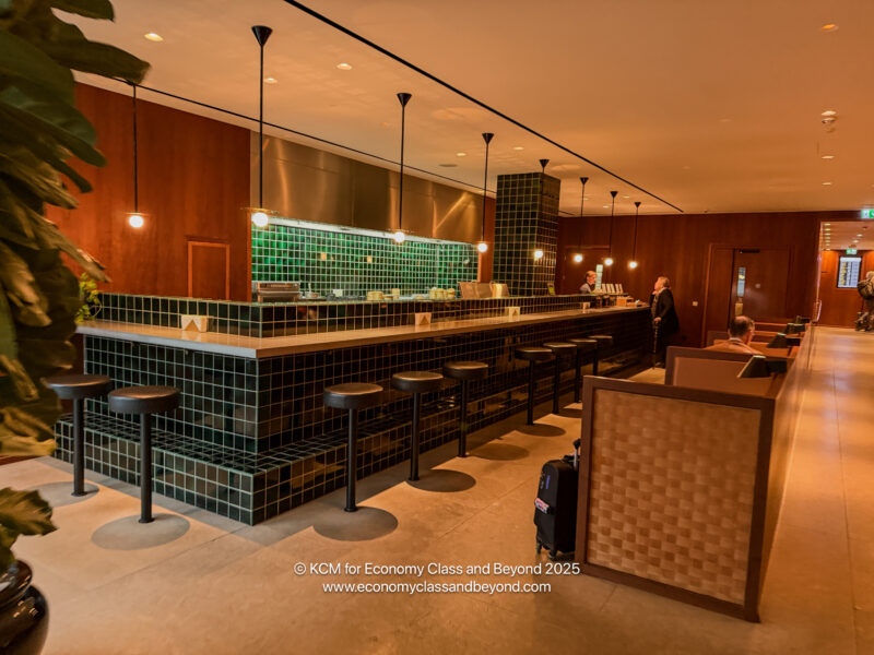 a bar with a counter and chairs