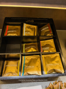 a black box with gold packets