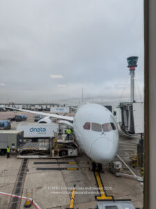 a plane parked at an airport