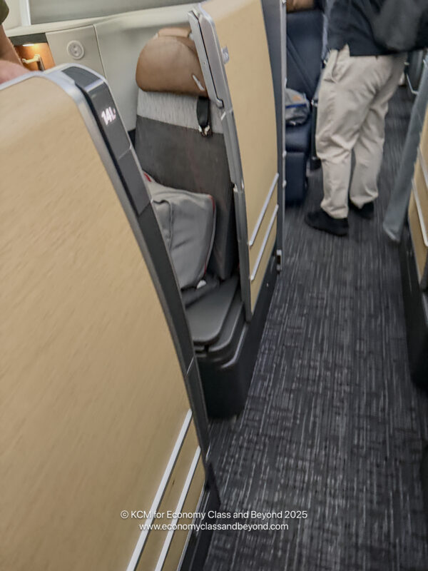 a person standing in a chair