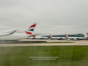 airplanes on the runway