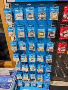 a display of various electrical components