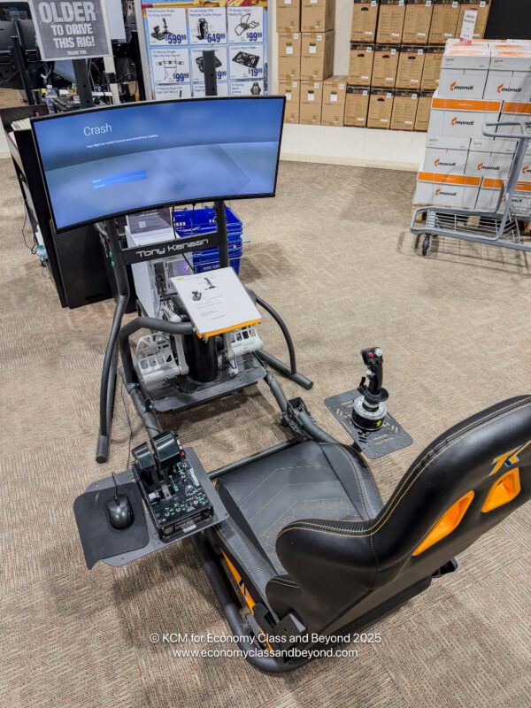 a computer gaming equipment in a room