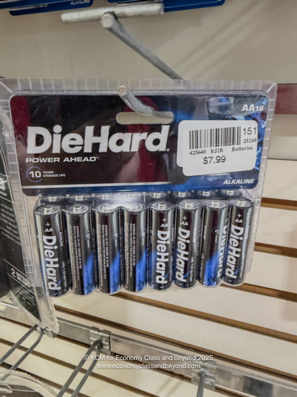 a pack of batteries in a package