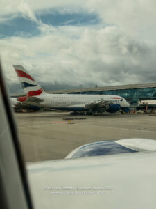 a plane on the tarmac