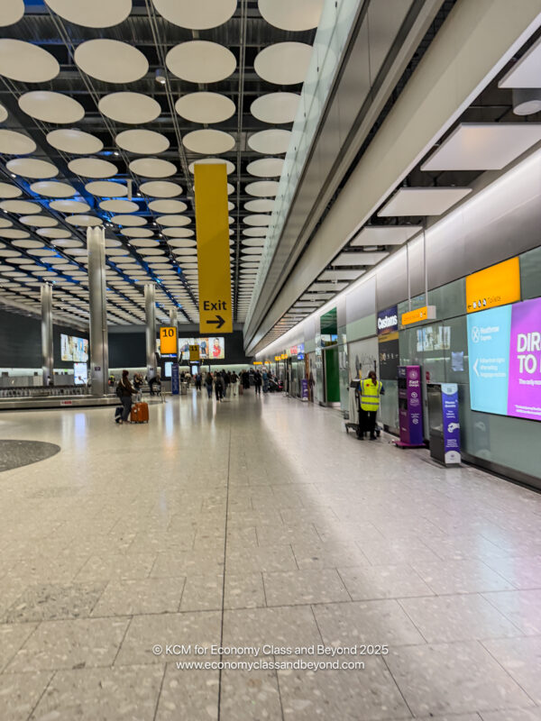 a group of people in a airport