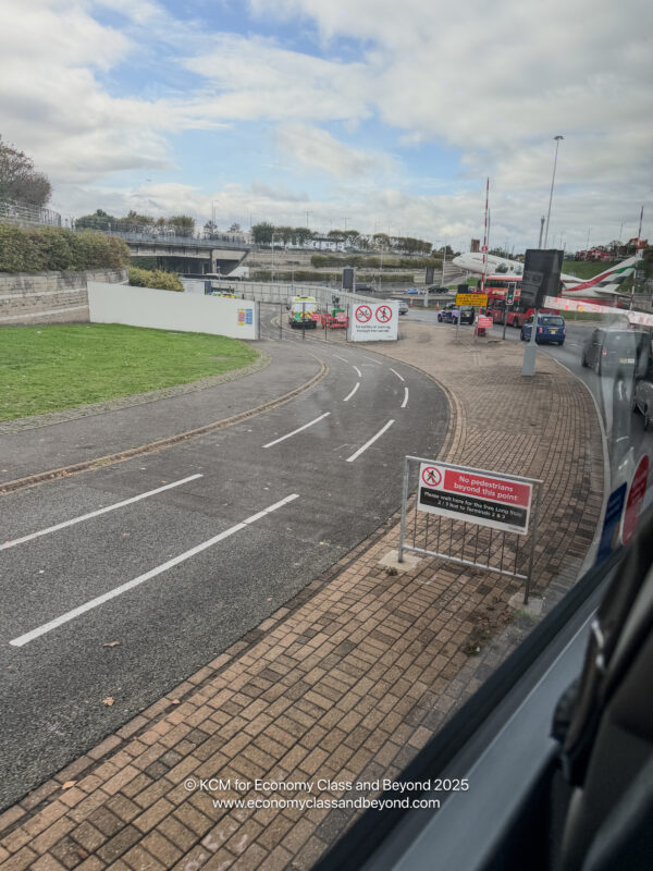 a road with a sign on it