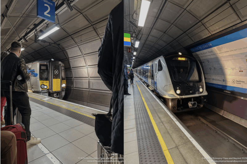 Heahtrow Express and Elizabeth Line at Heathrow T2&3 - Image, Economy Class and Beyond