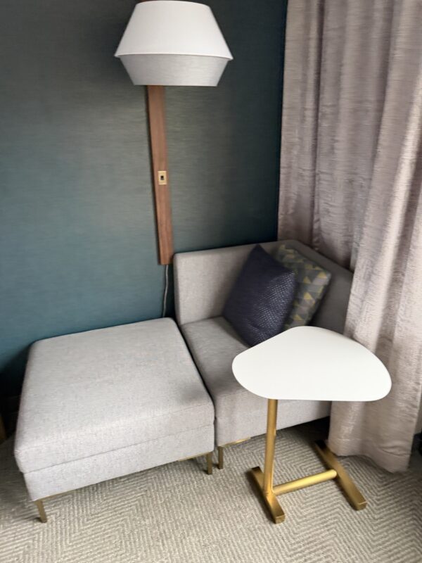 a couch and a table in a room