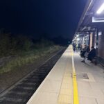 Night time commuters - Solihull station