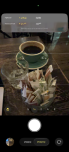 a cup of coffee and a bowl of tea