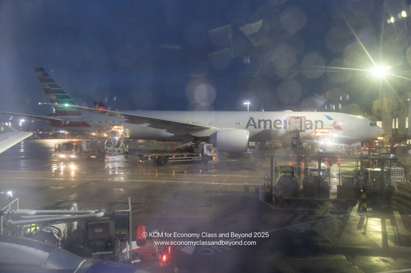 an airplane at an airport