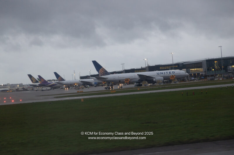 airplanes on the runway