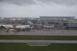 an airplane on the runway
