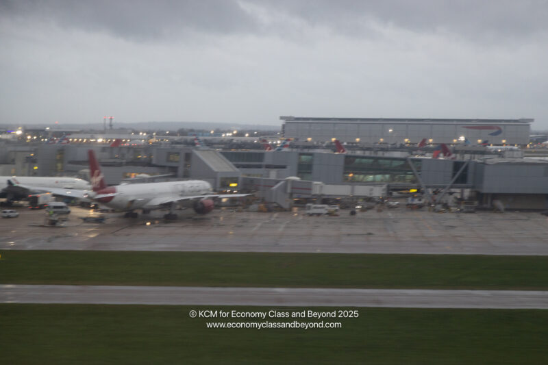 an airplane on the runway