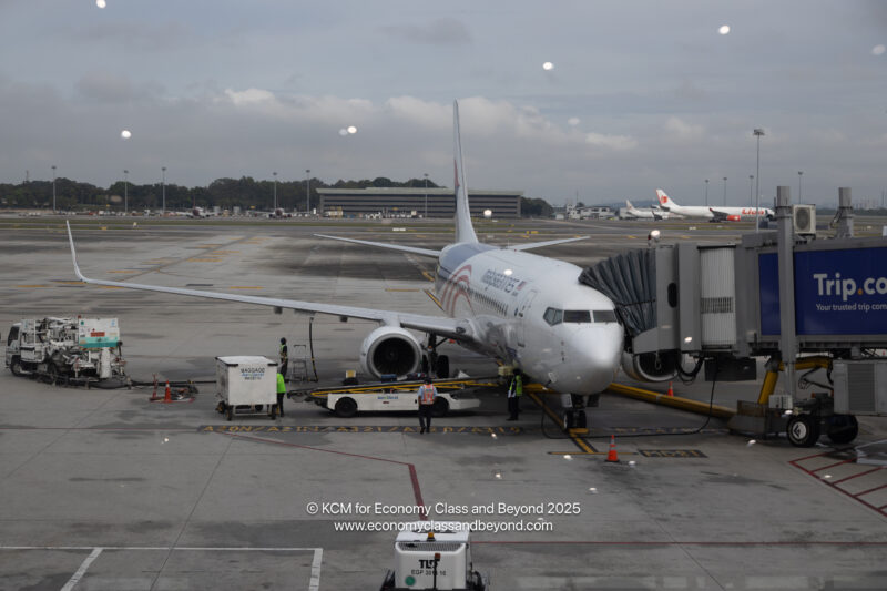 an airplane at an airport