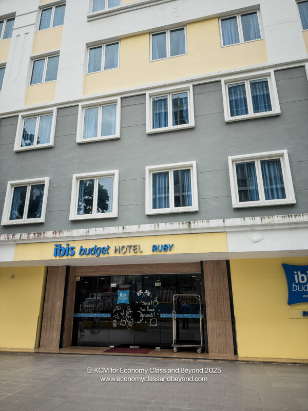 a building with a sign on the front