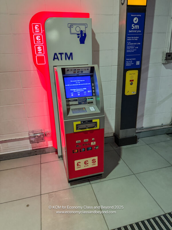 a machine with a screen on it