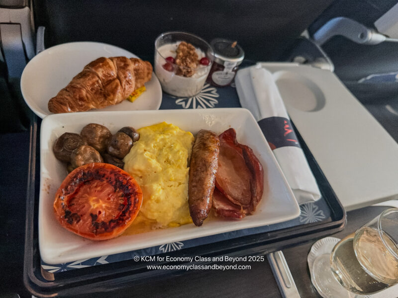 a tray of food on a tray