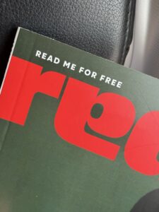 a close up of a book