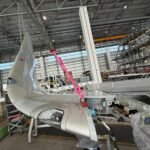 easyJet A320ceo with Sharklets being fitted - Image, easyJet