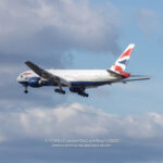 British Airways Boeing 777-200ER on final approach to Chicago O'Hare - Image, Economy Class and Beyond