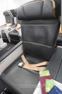 a seat belt on a seat