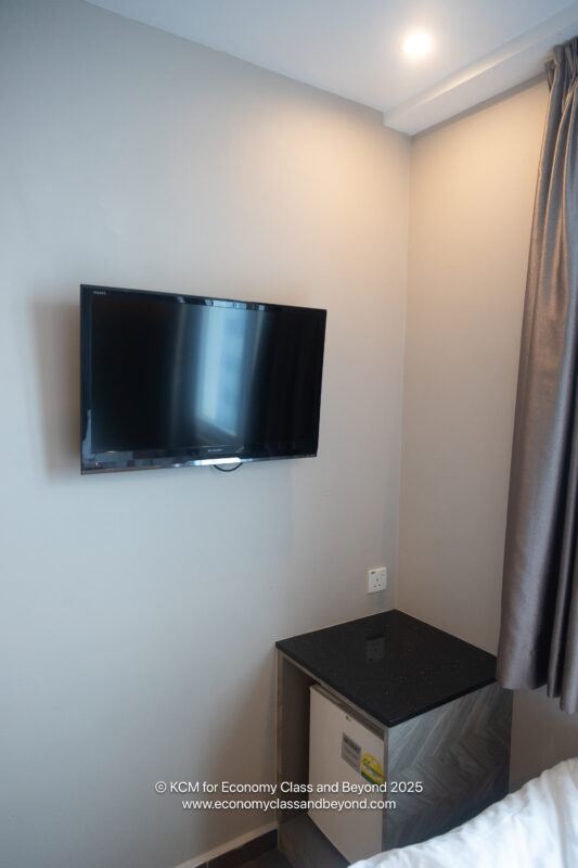 a tv mounted on a wall