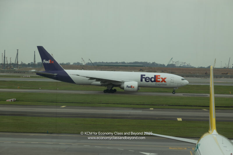 a plane on the runway