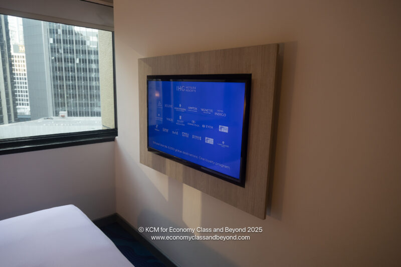 a tv mounted on a wall