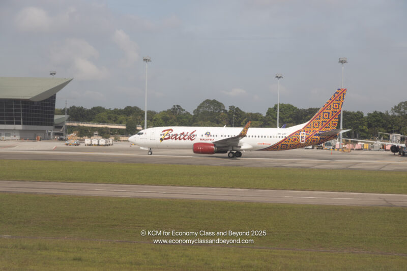 a large airplane on a runway