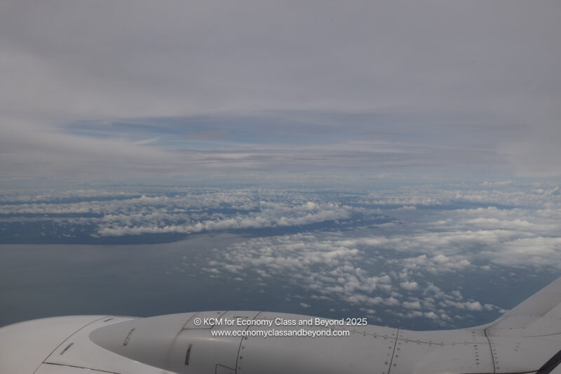 a view of clouds and the sky from an airplane