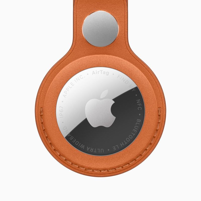 Apple AirTag with Finewoven Keyring - Image, Apple 