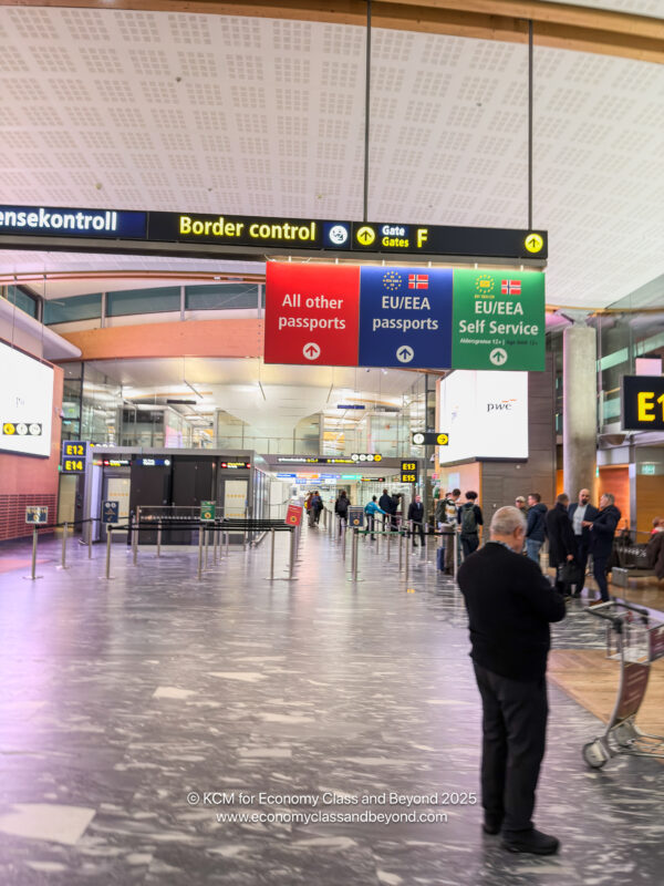 people in an airport