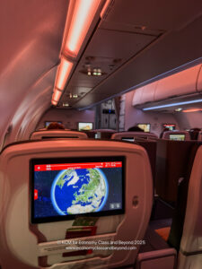 a screen on a plane