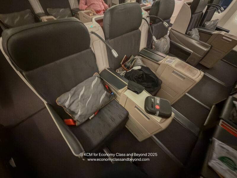 a seat on a plane