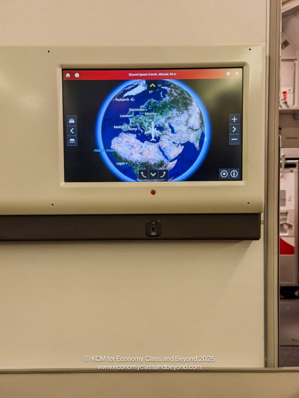 a screen on a wall