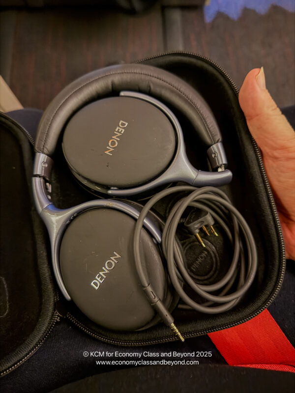 a pair of headphones in a case